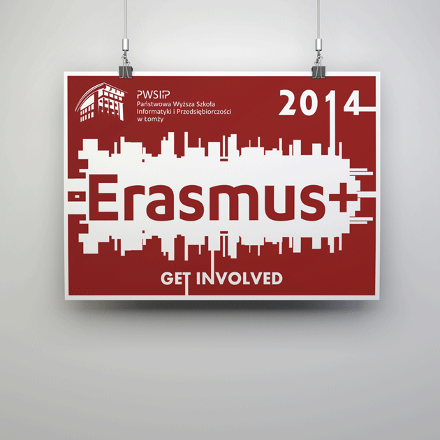 Projekt graficzny główki kalendarza dla PWSIiP w Łomży