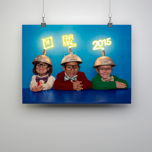 Projekt graficzny główki kalendarza dla firmy Farmal