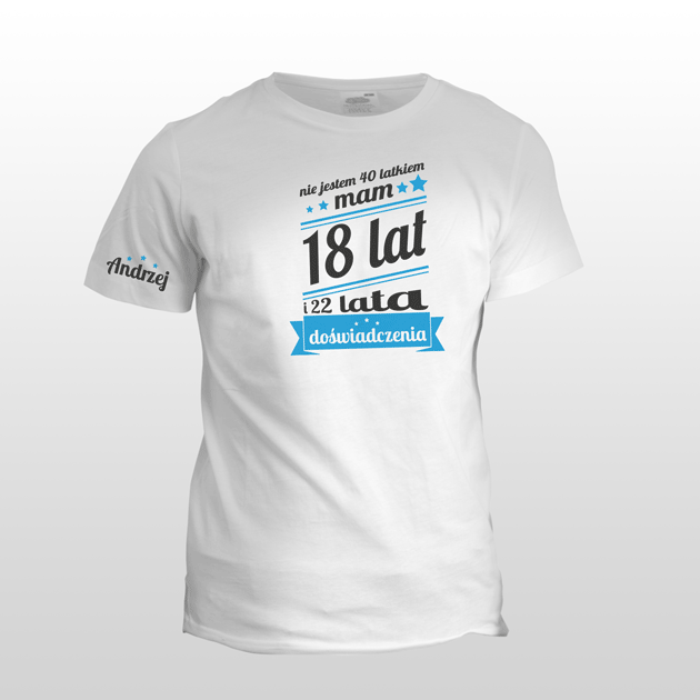 Koszulka na 40 urodziny