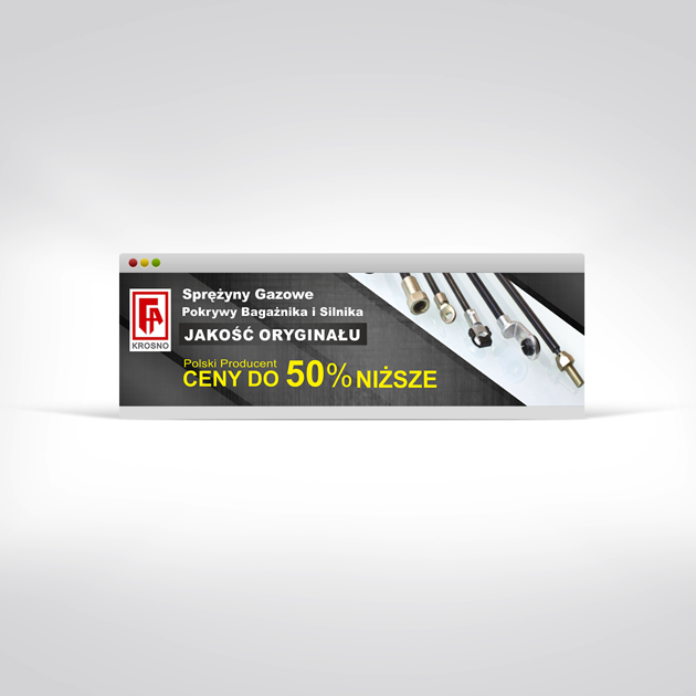 Kreacja dla sklepu motoryzacyjnego