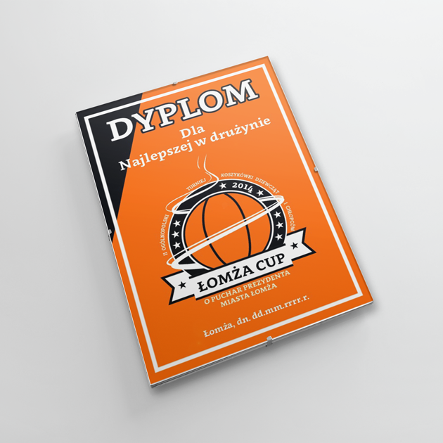 Projekt dyplomu na Ogólnopolski turniej Łomża CUP