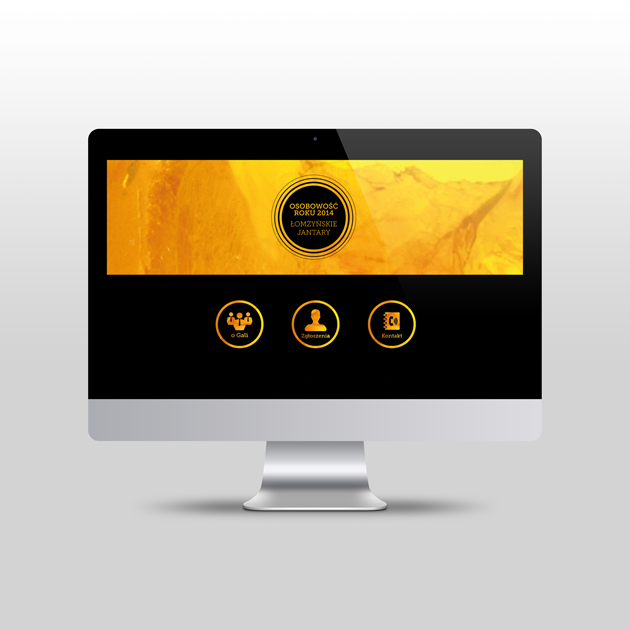 Projekt strony www Łomżyńskie Jantary