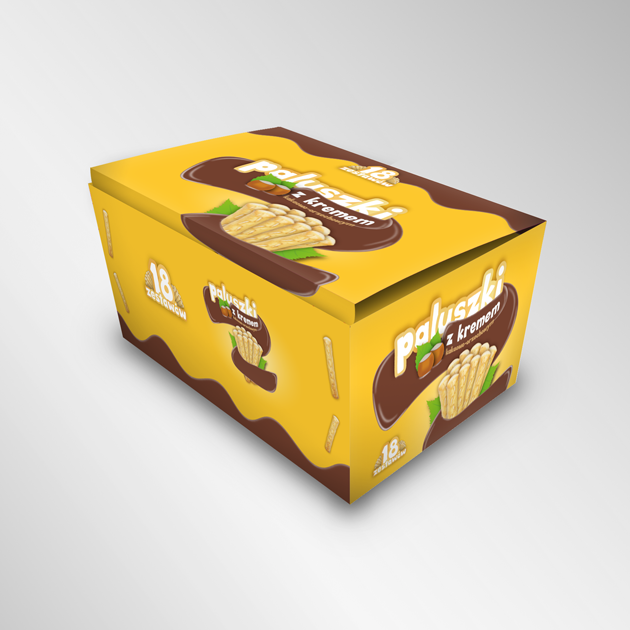 Projekt pudełka do paluszków